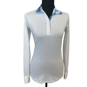 The Tailored Sportsman Equestrian Riding Shirt Long Sleeve White Size XXS